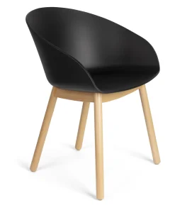New Zuiver Eetkamerstoel Void Eiken en gerecycled PP