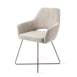 Best Jesper Home Eetkamerstoel Yanai Cross Rose Gold