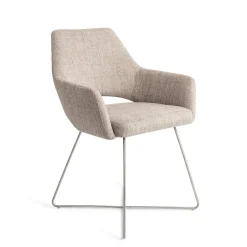 New Jesper Home Eetkamerstoel Yanai Cross Steel