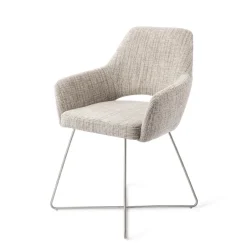 New Jesper Home Eetkamerstoel Yanai Cross Steel
