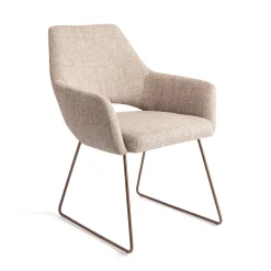 Clearance Jesper Home Eetkamerstoel Yanai Slide Rose Gold