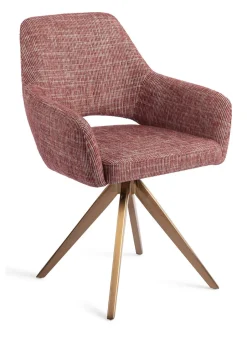 Online Jesper Home Eetkamerstoel Yanai Turn Rose Gold, Draaibaar