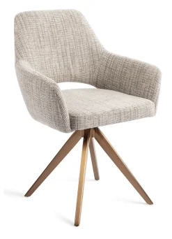 Online Jesper Home Eetkamerstoel Yanai Turn Rose Gold, Draaibaar
