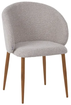 Outlet LABEL51 Eetkamerstoel Yuki Bouclé