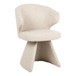 Sale Richmond Interiors Eetkamerstoel Zenith Bouclé, kleur Crème