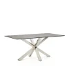 Discount Kave Home Eettafel Argo Keramiek, 160 x 90cm, kleur Bruin
