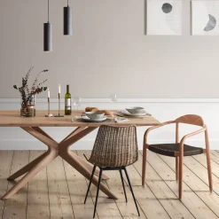 Hot Kave Home Eettafel Armande Licht Eiken Wit