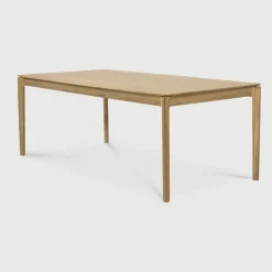 Ethnicraft Eettafel Bok Geolied Eikenhout, kleur Naturel