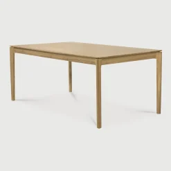 Ethnicraft Eettafel Bok Gevernist Eikenhout, kleur Naturel