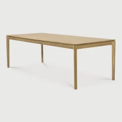 Ethnicraft Eettafel Bok Gevernist Eikenhout, kleur Naturel