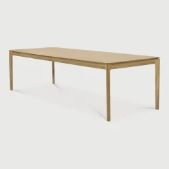 Ethnicraft Eettafel Bok Gevernist Eikenhout, kleur Naturel