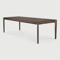 Online Ethnicraft Eettafel Bok Gevernist Eikenhout, kleur Bruin
