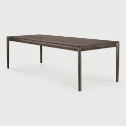 Online Ethnicraft Eettafel Bok Gevernist Eikenhout, kleur Bruin