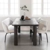 Discount DTP Home Eettafel Clio Betonlook, kleur Zwart