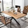 Sale Artistiq Living Eettafel Dashawn Eikenhout, kleur Zwart