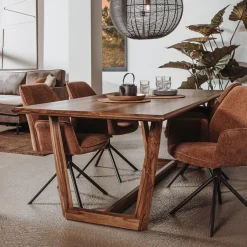 Best Tower Living Eettafel Dimaro Sheeshamhout