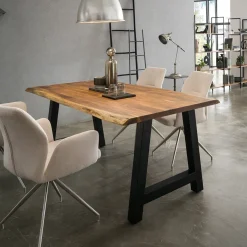 Discount Artistiq Living Eettafel Karri Met A-poot, Acaciahout