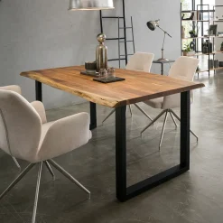 Hot Artistiq Living Eettafel Karri Met U-poot, Acaciahout