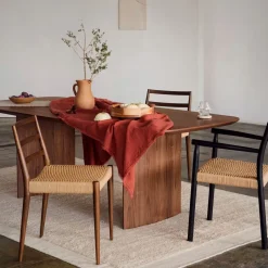 Hot Kave Home Eettafel Litto Deens ovaal, Walnoot