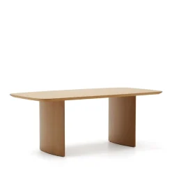 New Kave Home Eettafel Litto Deens ovaal, Eiken