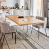 Clearance Kave Home Eettafel Lotty Eiken/Glas