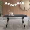 Artistiq Living Eettafel Lynzie Deens Ovaal, Keramiek, 150 x 90cm