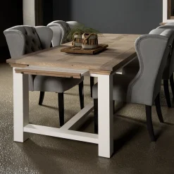 Outlet Tower Living Eettafel Parma kleur wit Wit (RAL 9010)