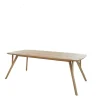 Outlet Light & Living Eettafel Quenza Mangohout, 200 x 100cm, kleur Naturel