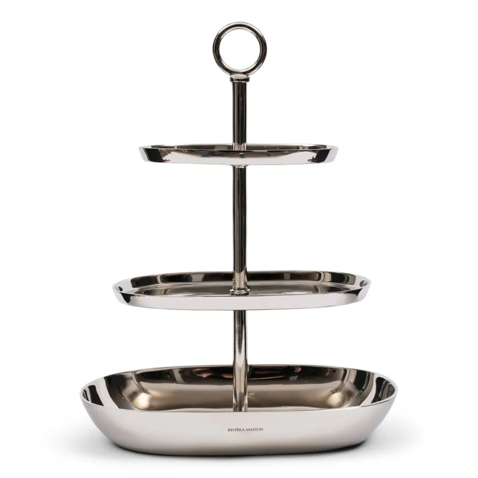 New Rivièra Maison Etagère Bexley 49cm hoog, kleur Zilver