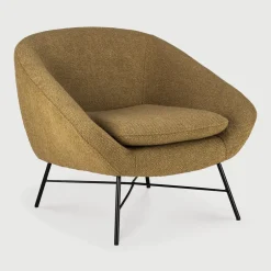 Sale Ethnicraft Fauteuil Barrow Structuurstof