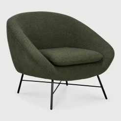 Sale Ethnicraft Fauteuil Barrow Structuurstof
