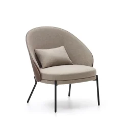 Outlet Kave Home Fauteuil Eamy Essenhout