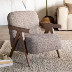 Best Eleonora Fauteuil Francis Grove Bouclé
