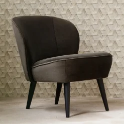 New WOOOD Fauteuil Sara Velvet