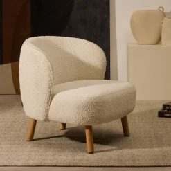 Sale Kave Home Fauteuil Ulit Bouclé