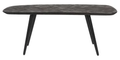 Discount ZILT Halbankje Yasmijn Teakhout, Asymmetrisch, 118cm