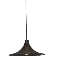 Best GOOD&MOJO Hanglamp Borabora Rotan, 40cm Zwart