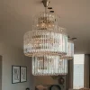 Best Richmond Interiors Hanglamp Chenna Glas, 80 x 80cm