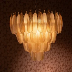 Sale Richmond Interiors Hanglamp Chloe Glas, 60 x 60cm