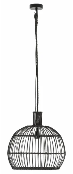 Hot MUST Living Hanglamp Las Salinas Rotan, kleur Zwart