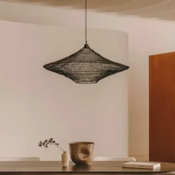 Best Kave Home Hanglamp Makai 87cm, kleur Zwart