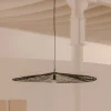 Outlet Kave Home Hanglamp Makai 100cm, kleur Zwart