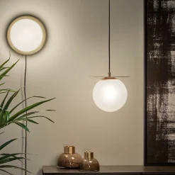 New Kave Home Hanglamp Manz, kleur Goud