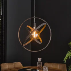 Sale LifestyleFurn Hanglamp Marshay Artic Black Artic zwart