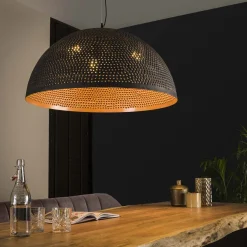 Discount LifestyleFurn Hanglamp Murray 70cm 56 - Zwart bruin (56)