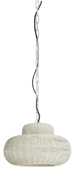 Clearance Light & Living Hanglamp Piedra Metaal, kleur Crème Cru00e8me