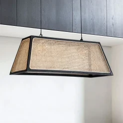 Best MUST Living Hanglamp Raffles Rotan en teakhout Naturel