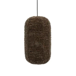 Best By-Boo Hanglamp Shanga Houten kralen, 24cm Bruin