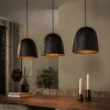 Clearance LifestyleFurn Hanglamp Watson 3-lamps, kleur Smoked Brown