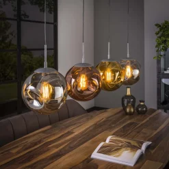 Discount LifestyleFurn Hanglamp Yair kleur Oud Zilver